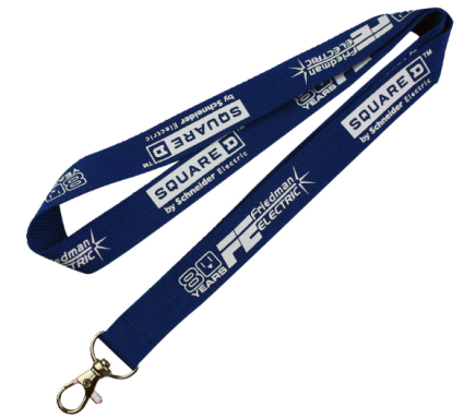 Printed promotional lanyard